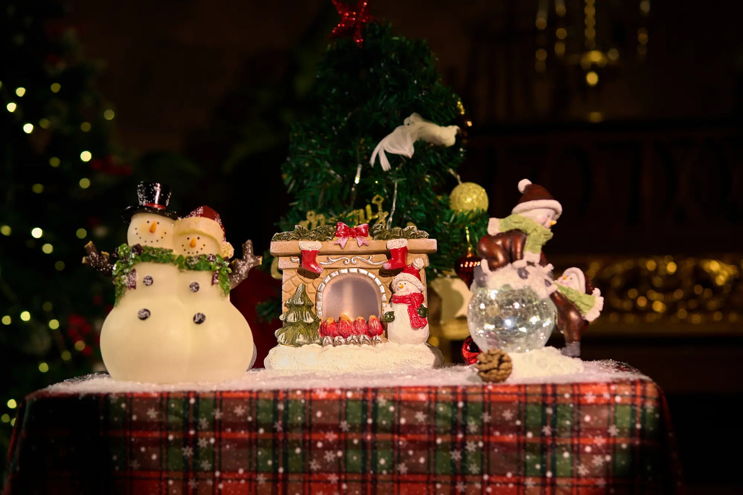Zayton snowman figurines, Christmas decoration collections