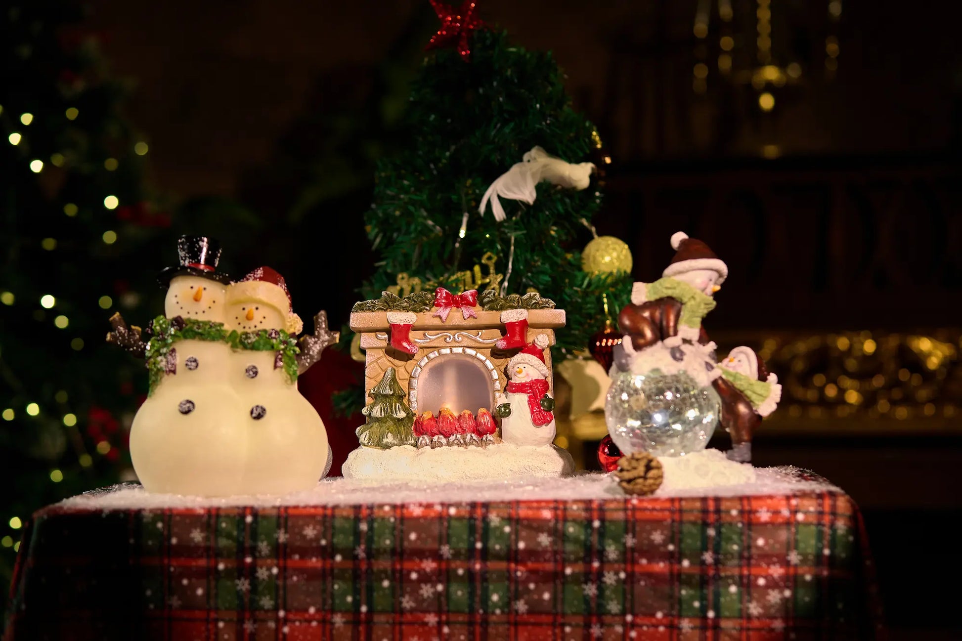 Zayton snowman figurines, Christmas decoration collections