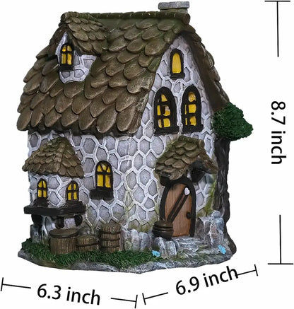 Stone fairy house size chart