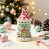 Light-Up Candyland Gingerbread House Figurine – 22cm Resin Christmas Decor