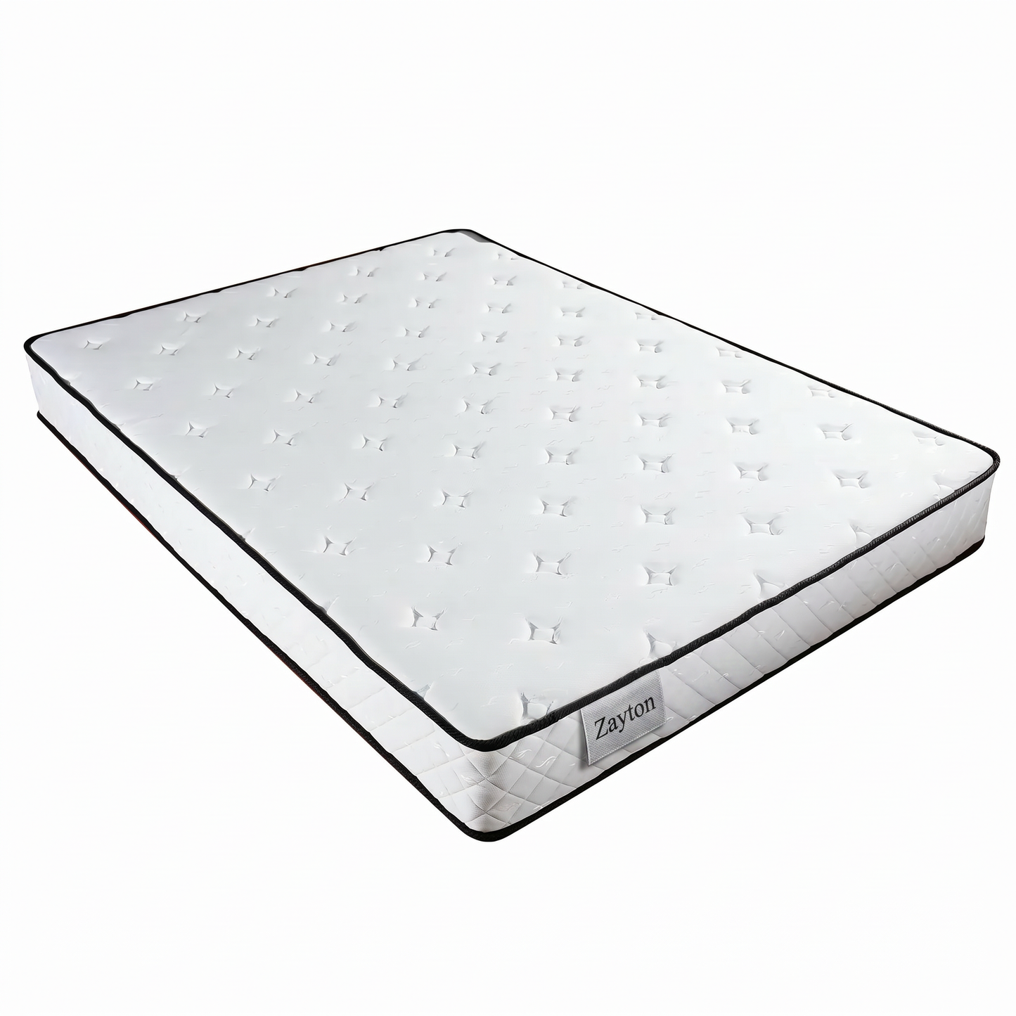 Queen Size 9.1 Inch Pocket Spring Memory Foam Mattress, CertiPUR-US Certified Medium Firm Hybrid Mattress