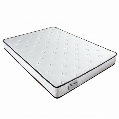 Queen Size 9.1 Inch Pocket Spring Memory Foam Mattress, CertiPUR-US Certified Medium Firm Hybrid Mattress