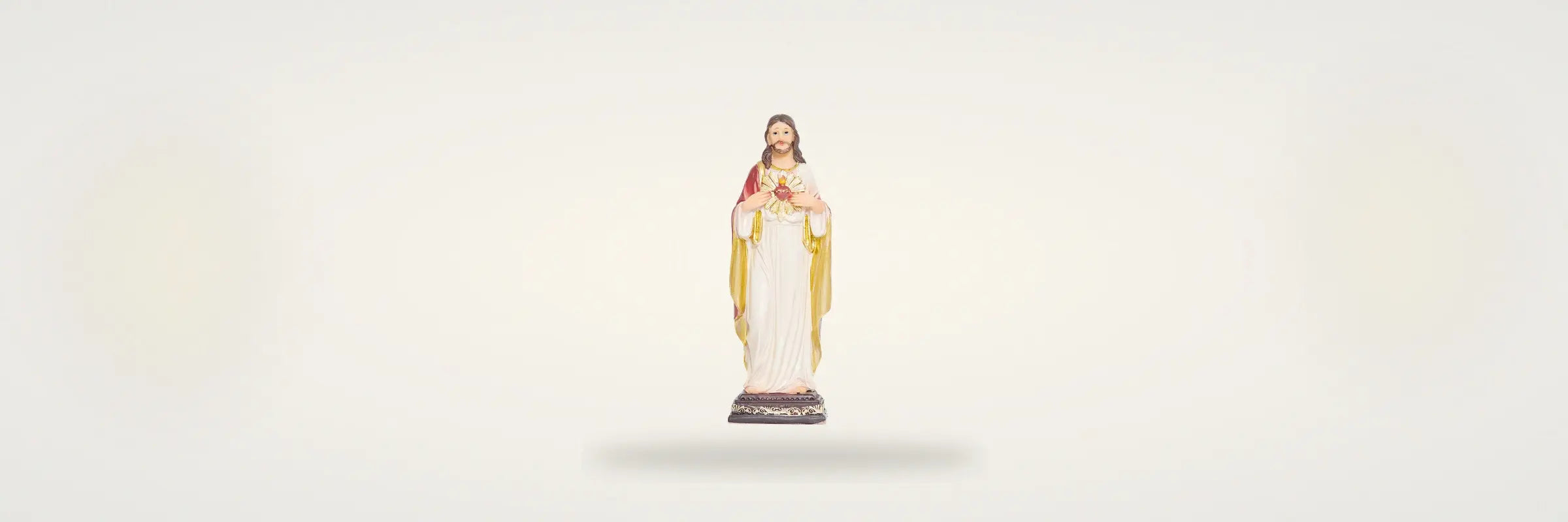 Zayton Collection Banner, Sacred Heart of Jesus Statue 
