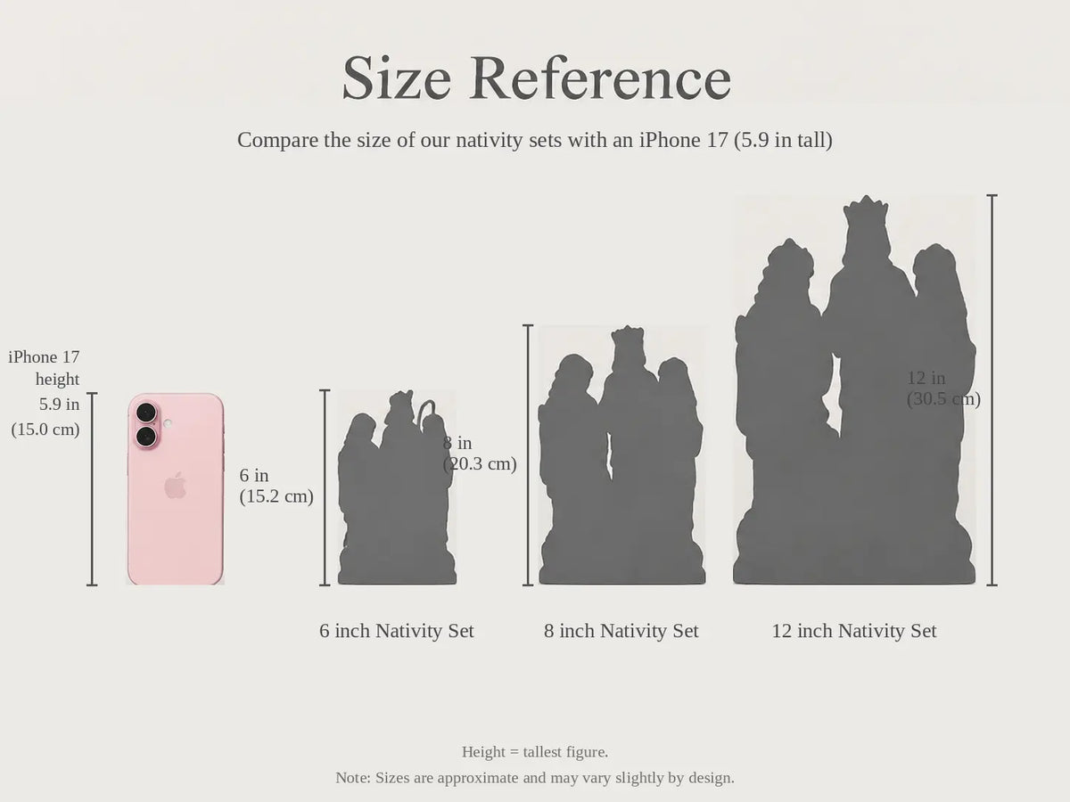 Zayton nativity size reference