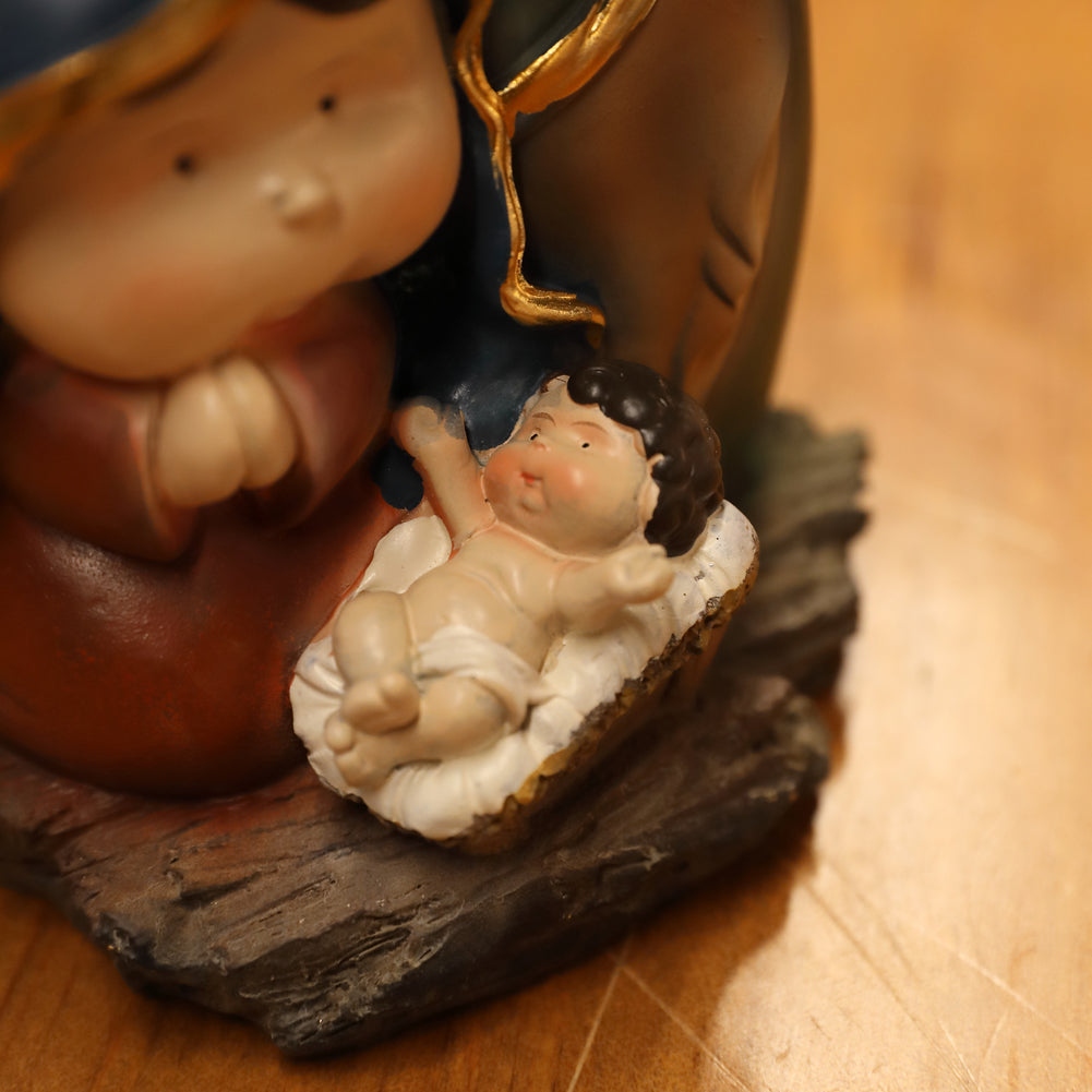 Home Decoration Catholic Statue Nativity Scene Christmas Holy Family Christ Jesus Mary Joseph Figurine Religious Zayton Kid Gift