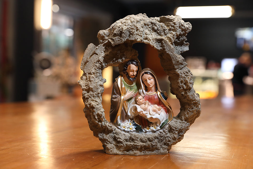 Zayton Holy Family Statues Jesus Mary Joseph Catholic Religious Figurine Decoration For Home Nativity Scene Set Christmas Gift