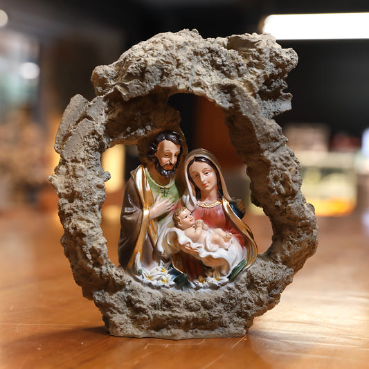 Zayton Holy Family Statues Jesus Mary Joseph Catholic Religious Figurine Decoration For Home Nativity Scene Set Christmas Gift