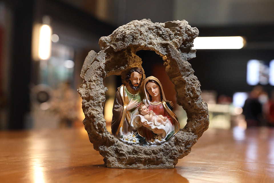 Zayton Holy Family Statues Jesus Mary Joseph Catholic Religious Figurine Decoration For Home Nativity Scene Set Christmas Gift