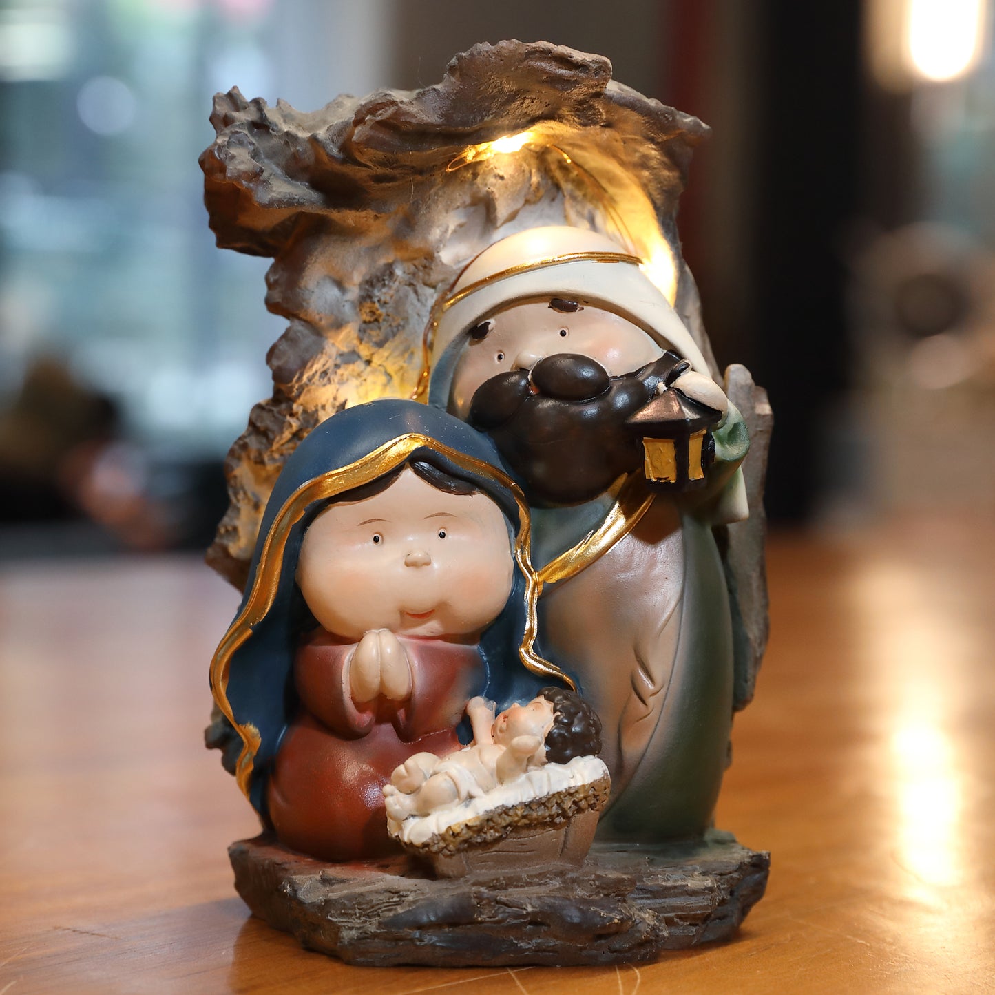 Home Decoration Catholic Statue Nativity Scene Christmas Holy Family Christ Jesus Mary Joseph Figurine Religious Zayton Kid Gift