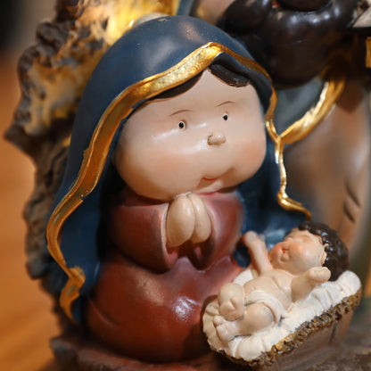Home Decoration Catholic Statue Nativity Scene Christmas Holy Family Christ Jesus Mary Joseph Figurine Religious Zayton Kid Gift