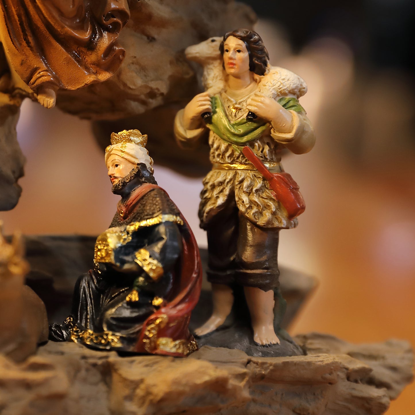 Zayton Home Decoration Nativity Scene SET Holy Family Statue Christ Jesus Mary Joseph Figure Catholic Figurine Christmas Gift