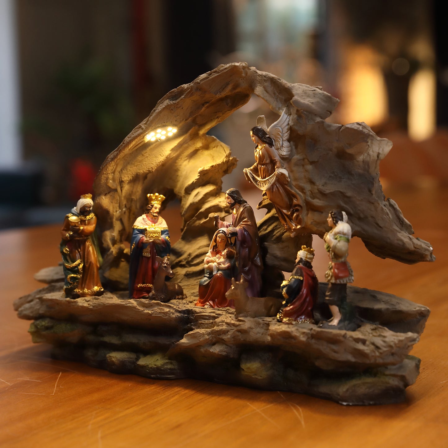 Zayton Home Decoration Nativity Scene SET Holy Family Statue Christ Jesus Mary Joseph Figure Catholic Figurine Christmas Gift